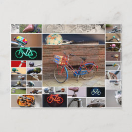 Livet är en vacker resa på en cykel! vykort