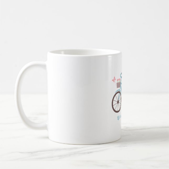 Livet är en vacker Ride-cykel Kaffemugg (Vänster)