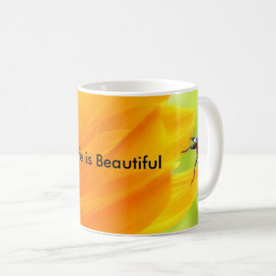 Livet är en vacker rörelse kaffemugg