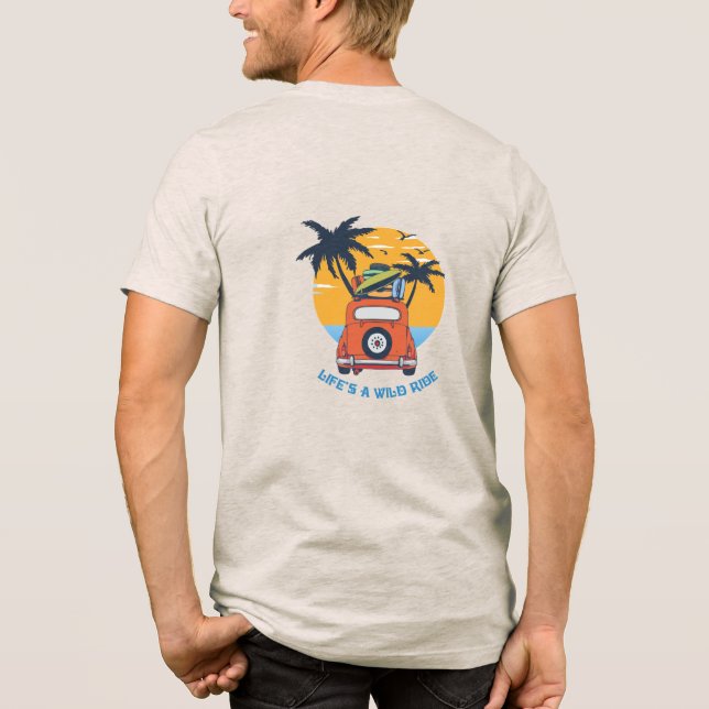 Livet är en vild resa t shirt (Baksida)