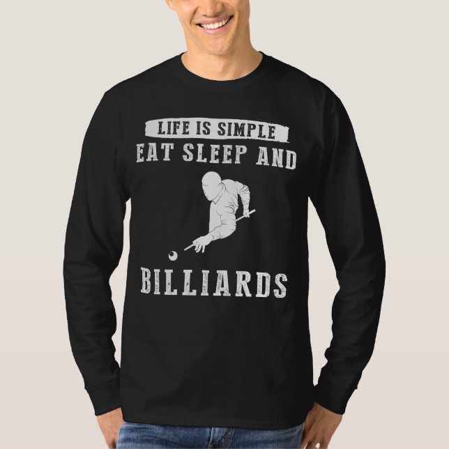 Livet är enkelt: Ät, sova och bil T Shirt (Framsida)