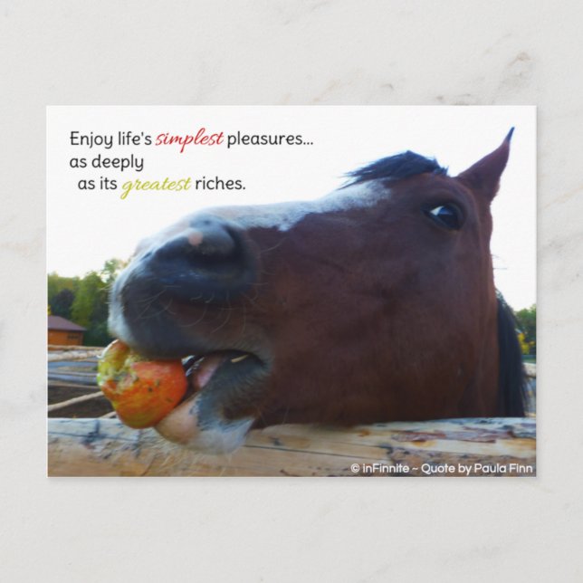 Livet är enklast.. vykort (Framsida)