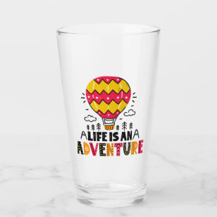 Livet är ett Äventyr Glass Kopp