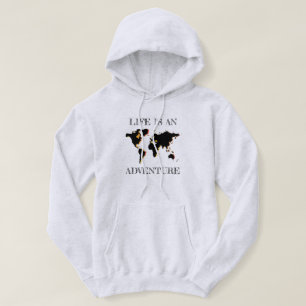 Livet är ett Äventyr Hoodie