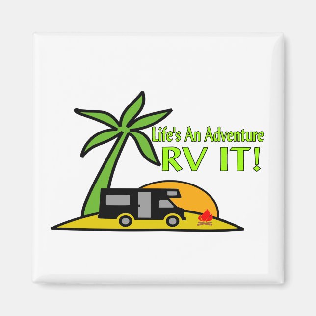 Livet är ett Äventyr så RV det är Magnet (Framsidan)