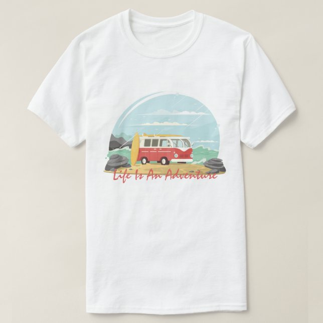 Livet är ett Äventyr T-Shirt (Design framsida)