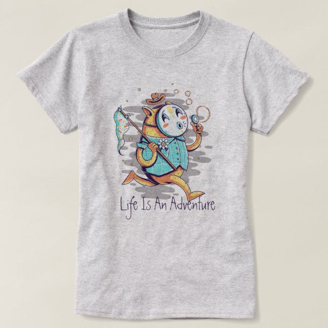 Livet är ett Äventyr T-Shirt (Design framsida)