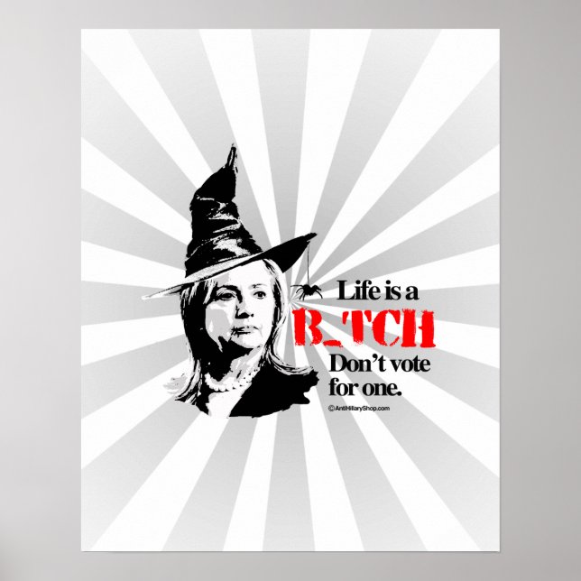 Livet är ett B-nummer som inte röstar på ett Poster (Framsidan)