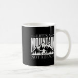 Livet är ett berg, inte ett båge - vintersportar S Kaffemugg<br><div class="desc">Livet är ett berg,  inte ett båge - Vintersporter,  soppor på Manar kvinnor barn</div>