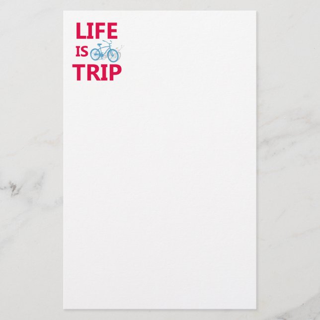 Livet är ett resa brevpapper (Framsida)