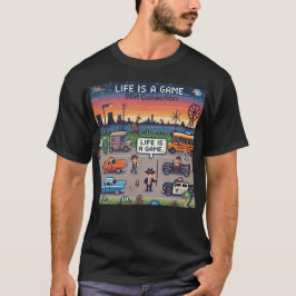 Livet är ett spel.. #Del2 (8 bitar) (spelertshirt) T Shirt