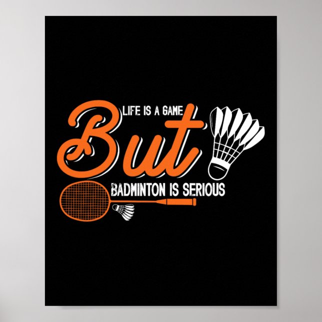 Livet är ett spel, men Dminton är seriöst 2 Poster (Framsidan)