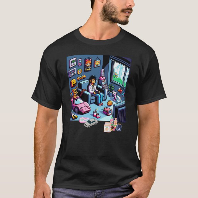 Livet är ett spel.. #Part2 (8 bitar) (spelertshirt T Shirt (Framsida)