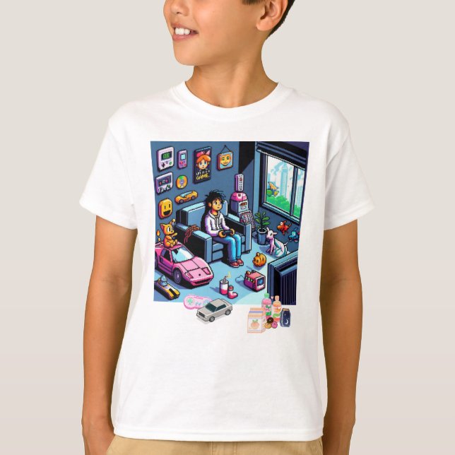 Livet är ett spel.. #Part2 (8 bitar) (spelertshirt T Shirt (Framsida)