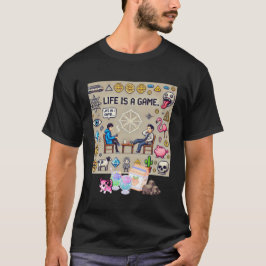 Livet är ett spel.. #Part2 (8 bitar) (spelertshirt T Shirt