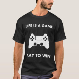 Livet är ett spel som vinner t shirt