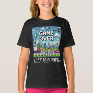 Livet är ett spel..: Spelet över (flickungar, spel T Shirt