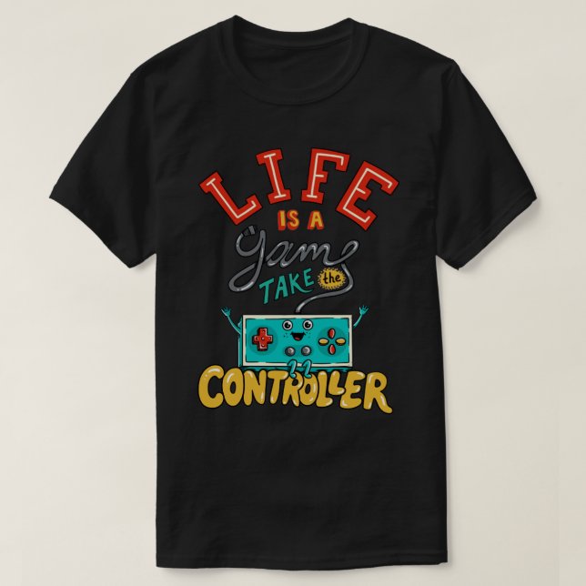 Livet är ett spel t shirt (Design framsida)