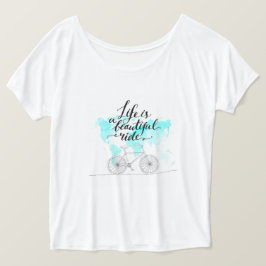 Livet är ett vackert blått liv tee shirt