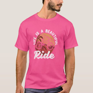 Livet är ett vackert cykliskt cykliskt cykliskt t shirt