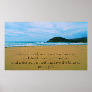 Livet är evigt och kärlek är odödligt POSTER