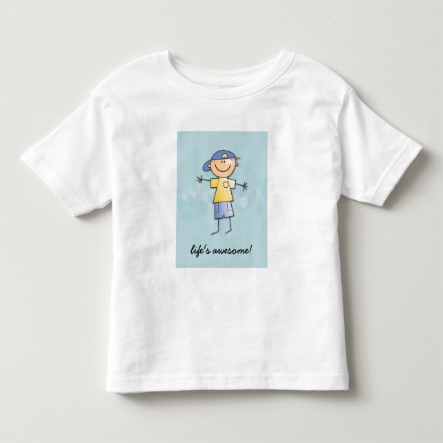 Livet är fantastisk! tee shirt (Framsida)