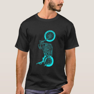 Livet är farligt för Bran på motorcykel- och mo T Shirt