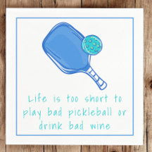 Livet är för Kort för att spela Bad Pickleball ell