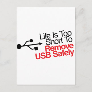 Livet är för Kort för att ta bort USB på ett säker
