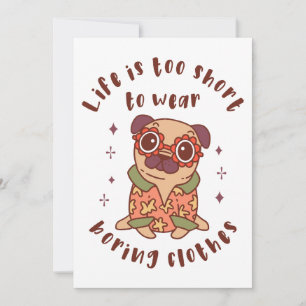 Livet är för kort för bära.