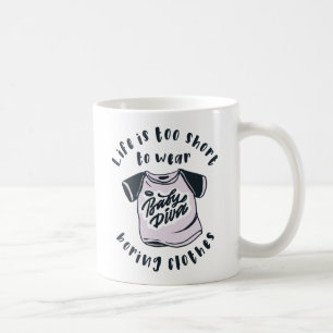 Livet är för kort för bära. kaffemugg