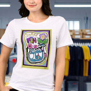 Livet är för kort, ha Roligt! Whimsical Joy T Shirt