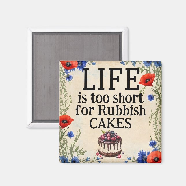 Livet är för kort Magnet (Front/Back)