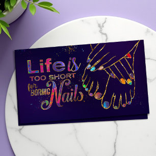 Livet är för kort - Nail Artist