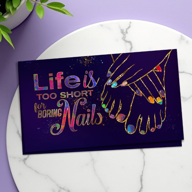 Livet är för kort - Nail Artist (Skapare uppladdad)