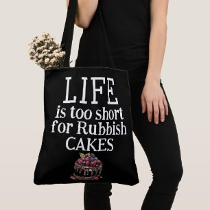 Livet är för kort Totebag Tygkasse