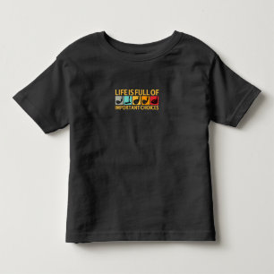 Livet Är Fullt Av Viktiga Val Golfspelarepresent T Shirt