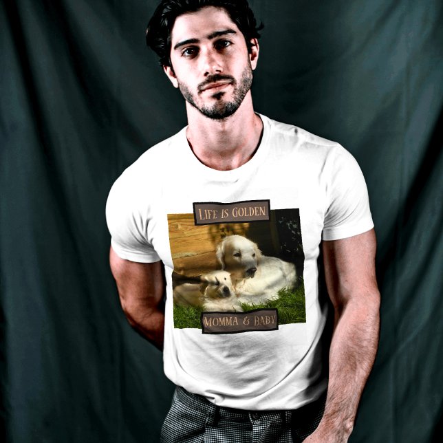Livet är Golden Hund T Shirt (Skapare uppladdad)