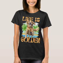 Livet är Golden, Roligt Golden Retriever Beach Hun