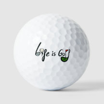 Livet är Golf - Lusnyt Golf Älskare-offertdesign