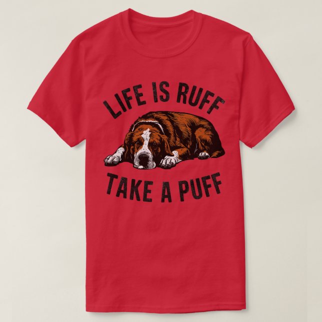 livet är hårt att ta en paus t shirt (Design framsida)