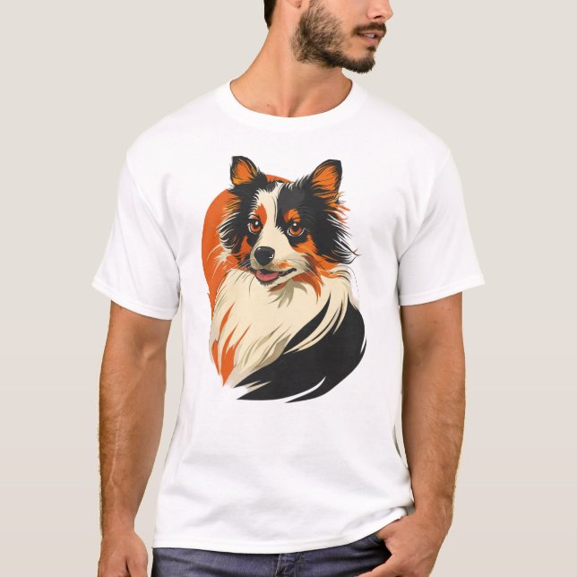 "Livet är hårt utan min Hund" T Shirt (Framsida)