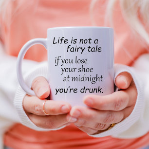 Livet är inte ett sagolikt roligt kaffe älskare kaffemugg
