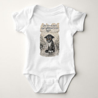 "Livet är inte så hårt, ta bara små bett" kattunge T Shirt