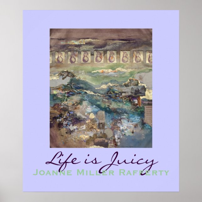 Livet är Juicy Poster (Framsidan)