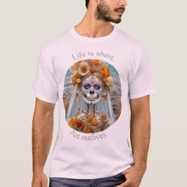 Livet är kort Art överlever 01 T-Shirt