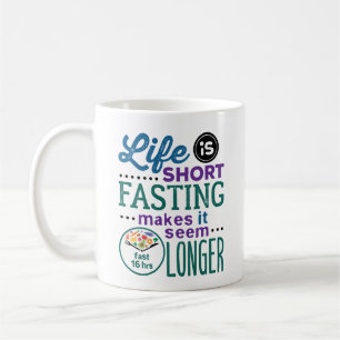 Livet är Kort Fasting som gör att det känns mer ro Kaffemugg