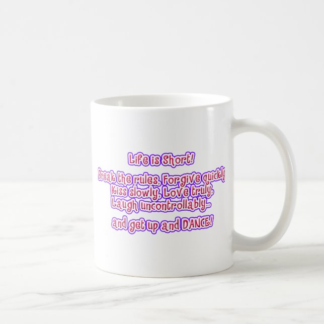 Livet är Kort Kaffemugg (Höger)