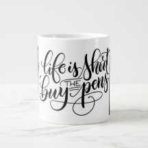 Livet är kort, köpa pennorna - skriva