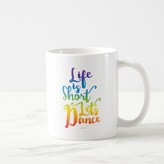 Livet är Kort Let's Dance Kaffemugg (Höger)